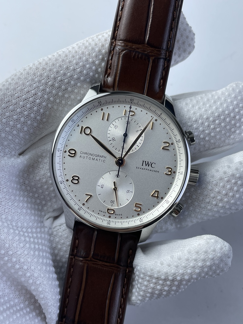 (준비완료/특급배송)NO.2314/ZF공장 V3 IWC IW3716 포루트기저 화이트다이얼 골드핸즈 가죽
