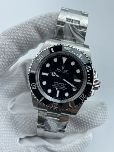 (준비완료/특급배송)NO.3478/QP공장 Submariner 41mm 124060 No Date Black Ceramic 904L Steel 3230