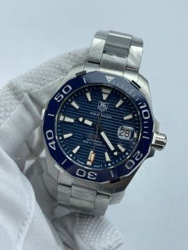 (준비완료/특급배송)NO.3577/신공장 태그호이어 칼리버5 아쿠아레이서 300M 블루 41MM