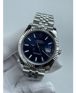 (준비완료/특급배송)NO.3583/롤렉스 데이저스트 41 블루 바 인덱스 126334 QP공장