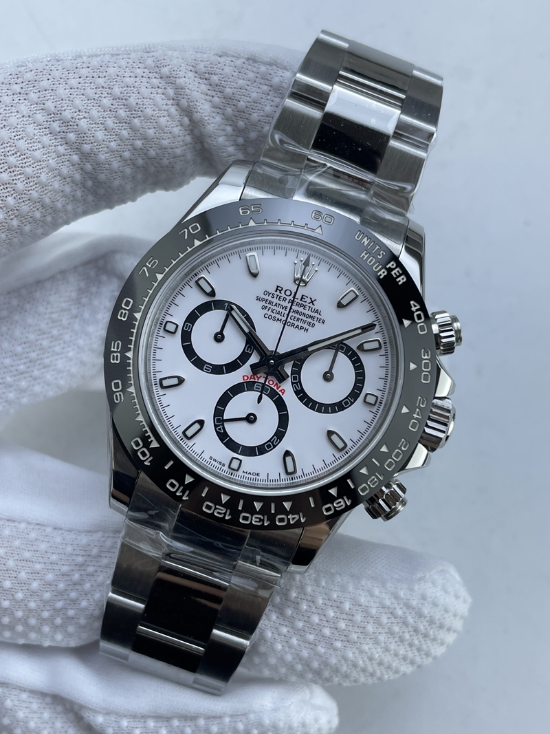 (준비완료/특급배송)NO.3712/초특급 갓성비 데이토나 스틸 세라믹베젤 화이트
